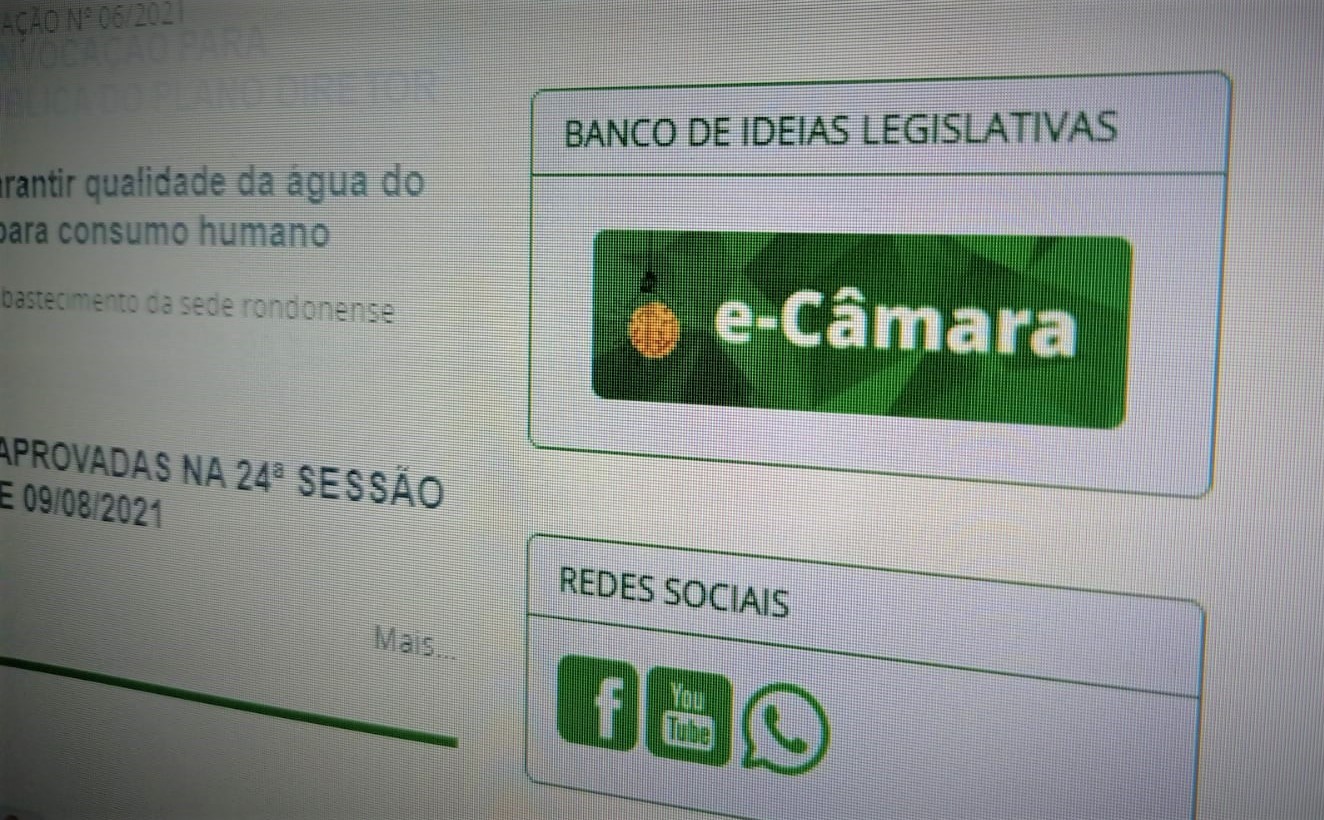 Câmara cria Banco de Ideias Legislativas para receber sugestões da população