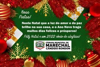 FELIZ NATAL A TODOS OS RONDONENSES E UM EXCELENTE ANO NOVO!