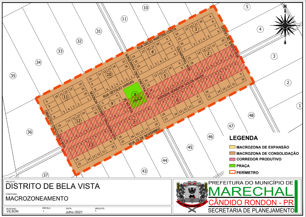 MAPA PLANO DIRETOR: DISTRITO DE BELA VISTA