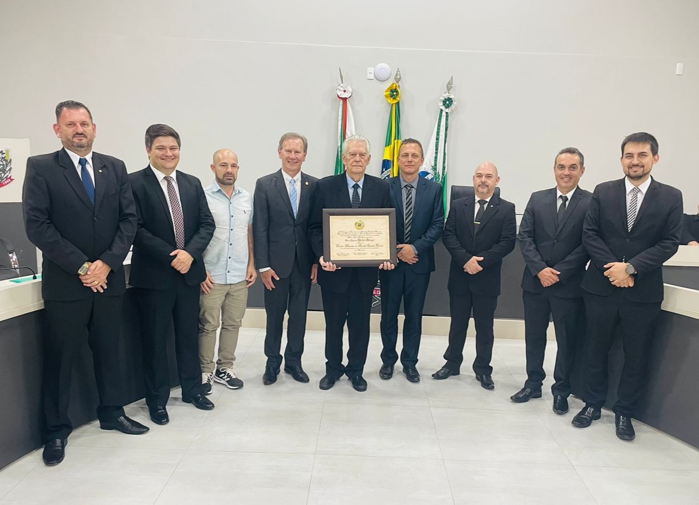 Pastor Walter Krüger é homenageado com Cidadania Honorária de Marechal Rondon